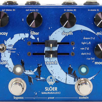 Walrus Audio Sloer Stereo Ambient Reverb - Blue