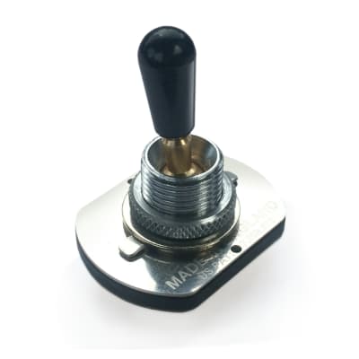 Free-way 3X3-03 3 Way 6 Position Toggle Switch, Nickel with Black and Cream tip2