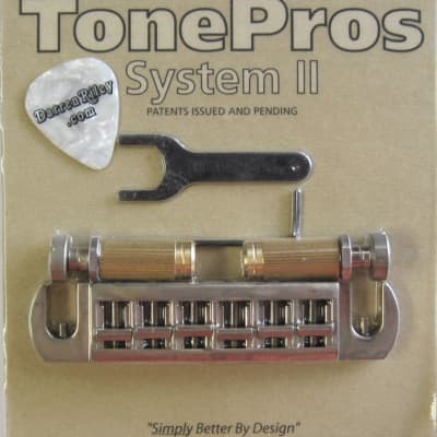 TonePros AVT2G-AN Gibson Wraparound Set with Locking Studs Aged Nickel