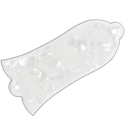 NEW White Pearloid Bell-Shaped Truss Rod Cover for Gibson, Les Paul, Epiphone